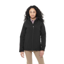 Elevate Women's Black Lawson Insulated Softshell Jacket 7 Elevate Women's Black Lawson Insulated Softshell Jacket -Elevate TM99540 Black HTF