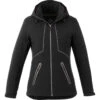 Elevate Women's Black Mantis Insulated Softshell Jacket 2 Elevate Women's Black Mantis Insulated Softshell Jacket -Elevate TM99543 Black F