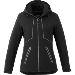 Elevate Women's Black Mantis Insulated Softshell Jacket