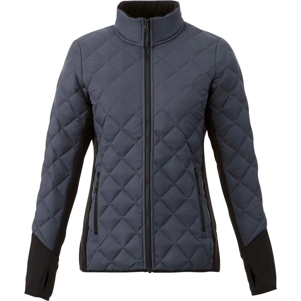 Elevate Women's Grey Storm/Black Rougemont Hybrid Insulated Jacket 3 Elevate Women's Grey Storm/Black Rougemont Hybrid Insulated Jacket