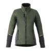Elevate Women's Loden/Heather Dark Charcoal Fernie Hybrid Insulated Jacket