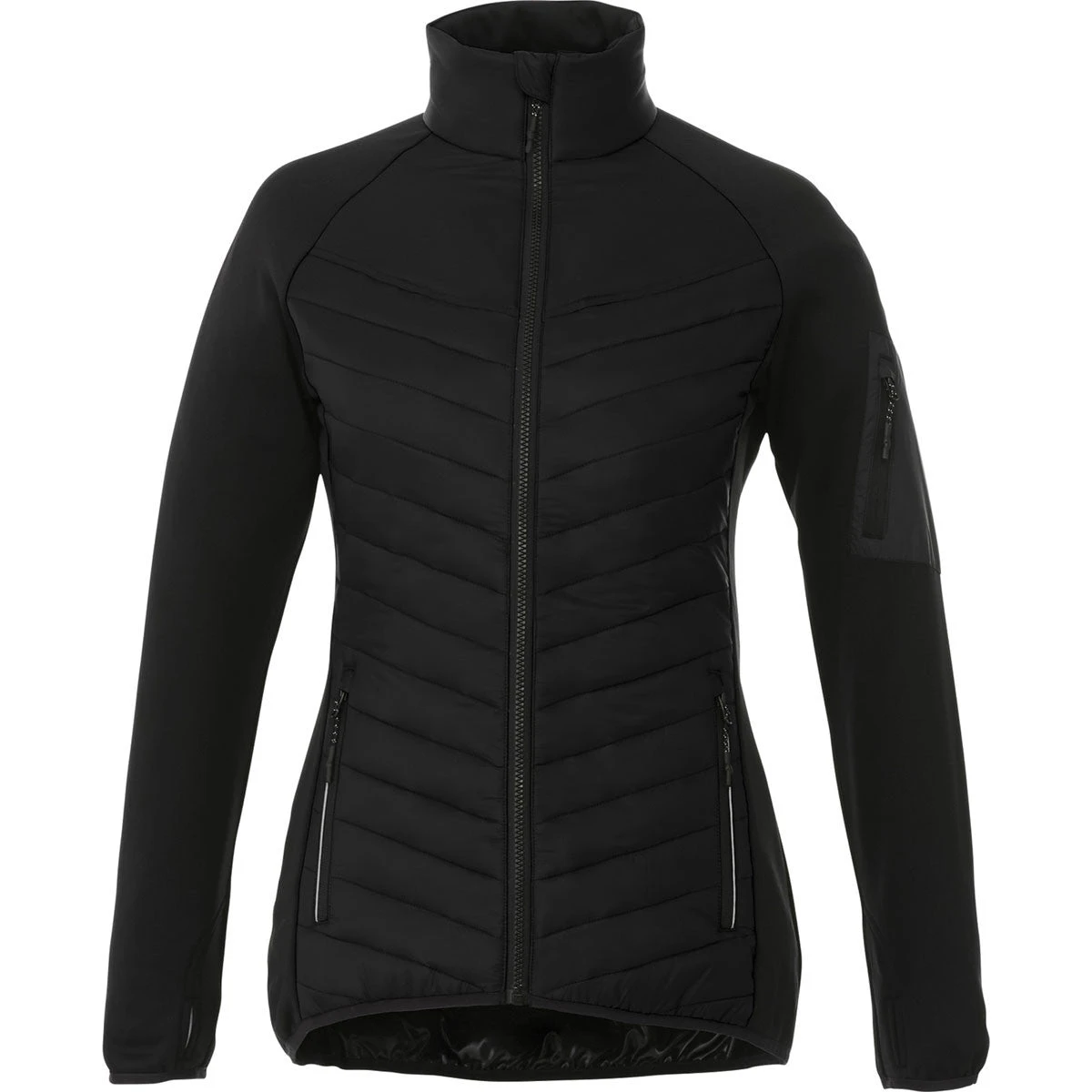 Elevate Women's Black Banff Hybrid Insulated Jacket 3 Elevate Women's Black Banff Hybrid Insulated Jacket