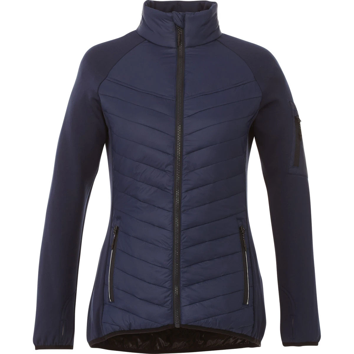 Elevate Women's Vintage Navy Banff Hybrid Insulated Jacket 3 Elevate Women's Vintage Navy Banff Hybrid Insulated Jacket