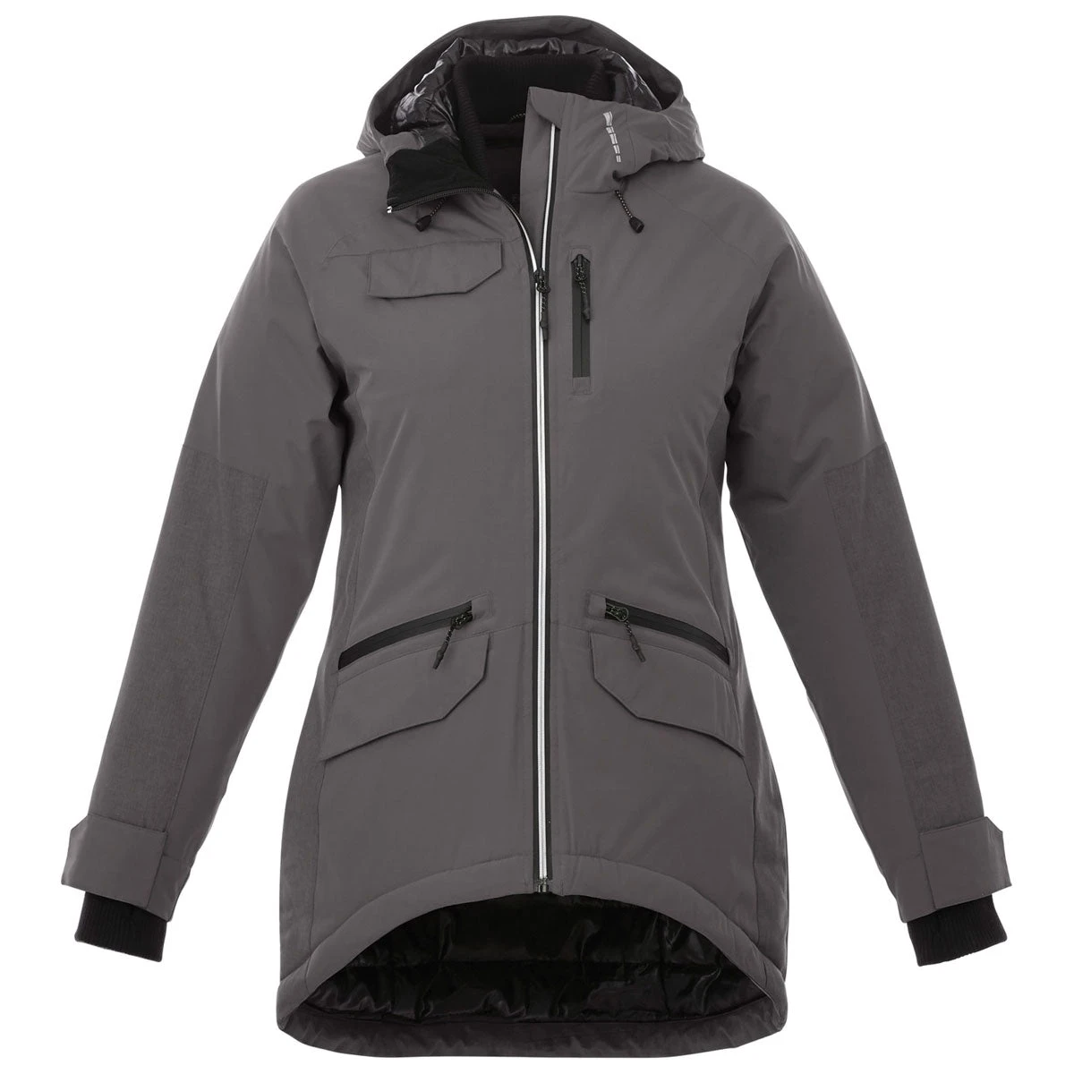 Elevate Women's Grey Storm Breckenridge Insulated Jacket 3 Elevate Women's Grey Storm Breckenridge Insulated Jacket