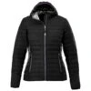 Elevate Women's Black Silverton Packable Insulated Jacket 1 Elevate Women's Black Silverton Packable Insulated Jacket -Elevate TM99652 Black F
