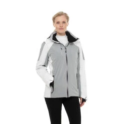 Elevate Women's Grey/White Ozark Insulated Jacket 7 Elevate Women's Grey/White Ozark Insulated Jacket -Elevate TM99701 Grey White HTF