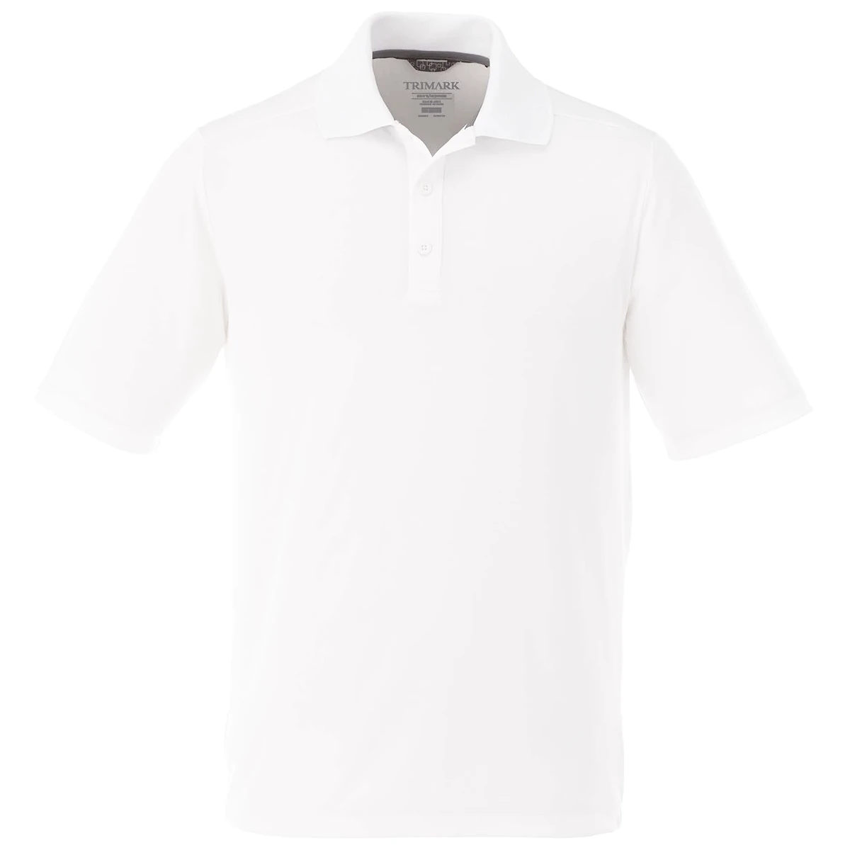 Elevate Men's White Dade Short Sleeve Polo 3 Elevate Men's White Dade Short Sleeve Polo